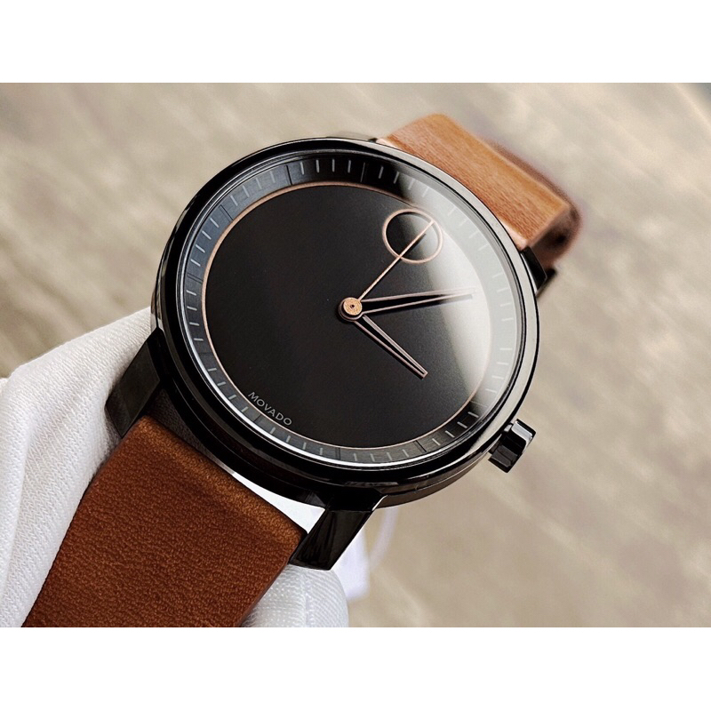 Đồng hồ nam dây da Movado Bold Cognac 3600489