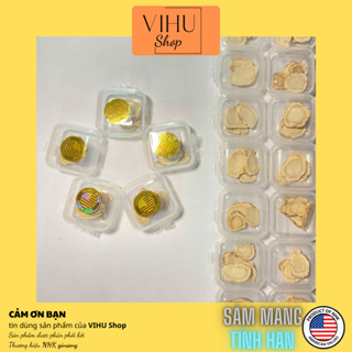 Combo hộp 2g Nhân sâm Mỹ NHK ginseng, nhập khẩu Wisconsin Hoa Kỳ, mang tính hàn (khác với tính nhiệt hồng sâm Hàn Quốc)