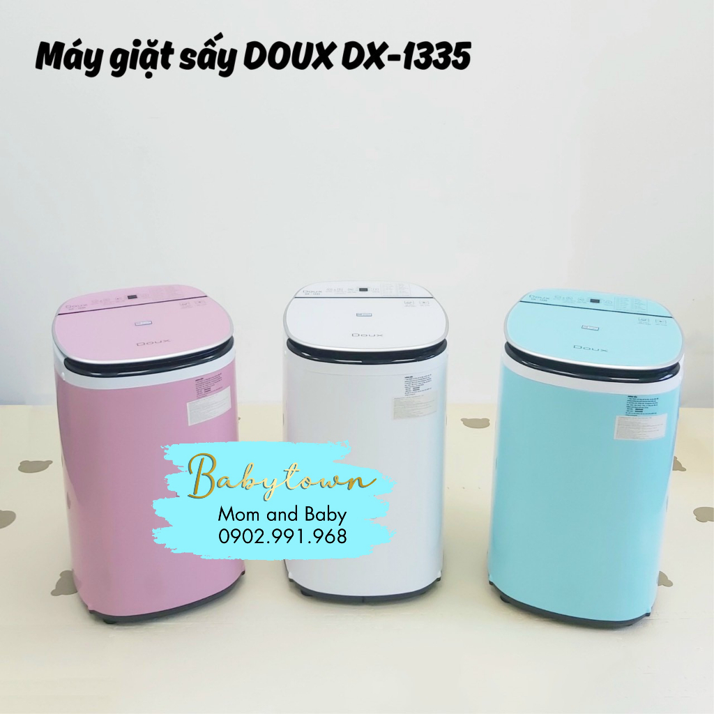 Phiên bản mới nhất Máy giặt Mini Doux Lux -1328 và 1335 (Có chức năng SẤY KHÔ) + tự động giặt sạch + diệt khuẩn tối ưu
