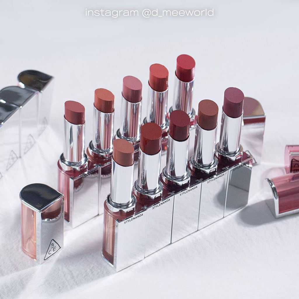 Son Thỏi Lì 3CE Blur Matte Lipstick [Rosiness - Mauve Drizzle - Misty Day - Newtro Wave]
