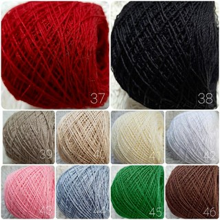 (25-49) Sợi cotton 100% se 2 chiều, mềm mịn, dễ đan móc