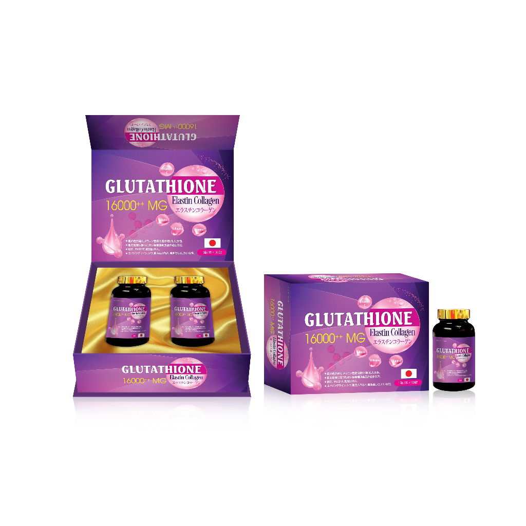 Viên Uống Trắng Da GLUTATHIONE 16000 - Viên Uống COLLAGE  Trắng Da Mờ Nám Giảm Nếp Nhăn
