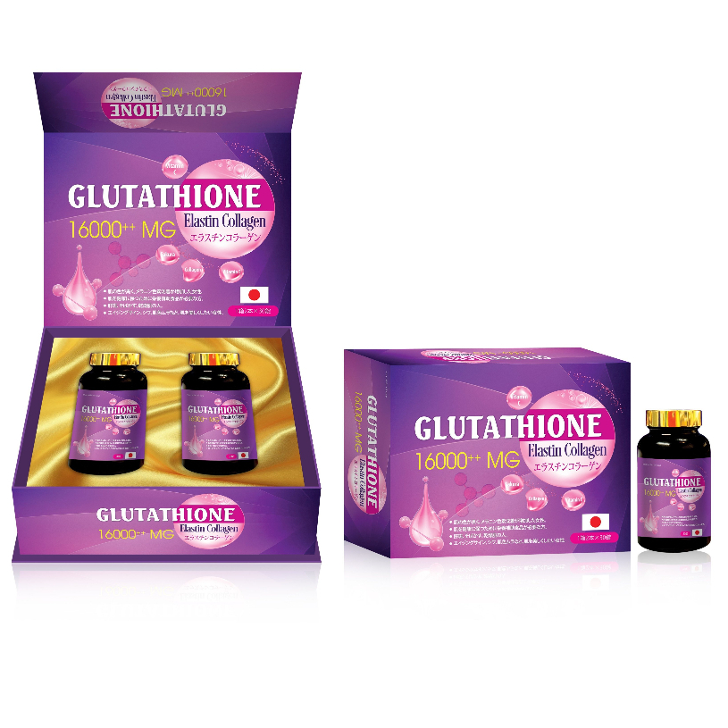 Viên Uống Trắng Da GLUTATHIONE 16000 - Viên Uống COLLAGE  Trắng Da Mờ Nám Giảm Nếp Nhăn