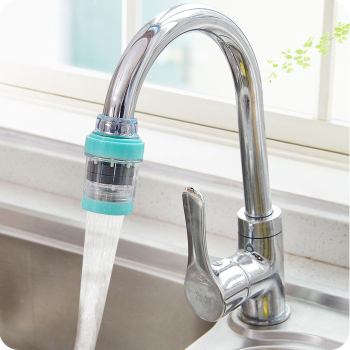 Đầu lọc vòi nước bồn rửa chén, đầu vòi hoa sen 2 tầng giúp thanh lọc cặn bẩn, tạp chất, khử mùi khó chịu trong nước máy