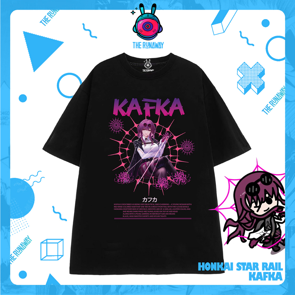 Áo phông Honkai Star Rail: Kafka Cotton 100% cho Nam/ Nữ by The Runaway