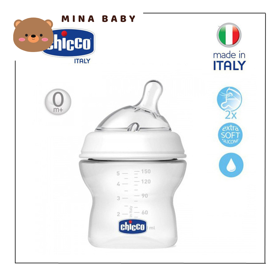 Bình sữa núm nghiêng Pisa Natural Feeling Chicco