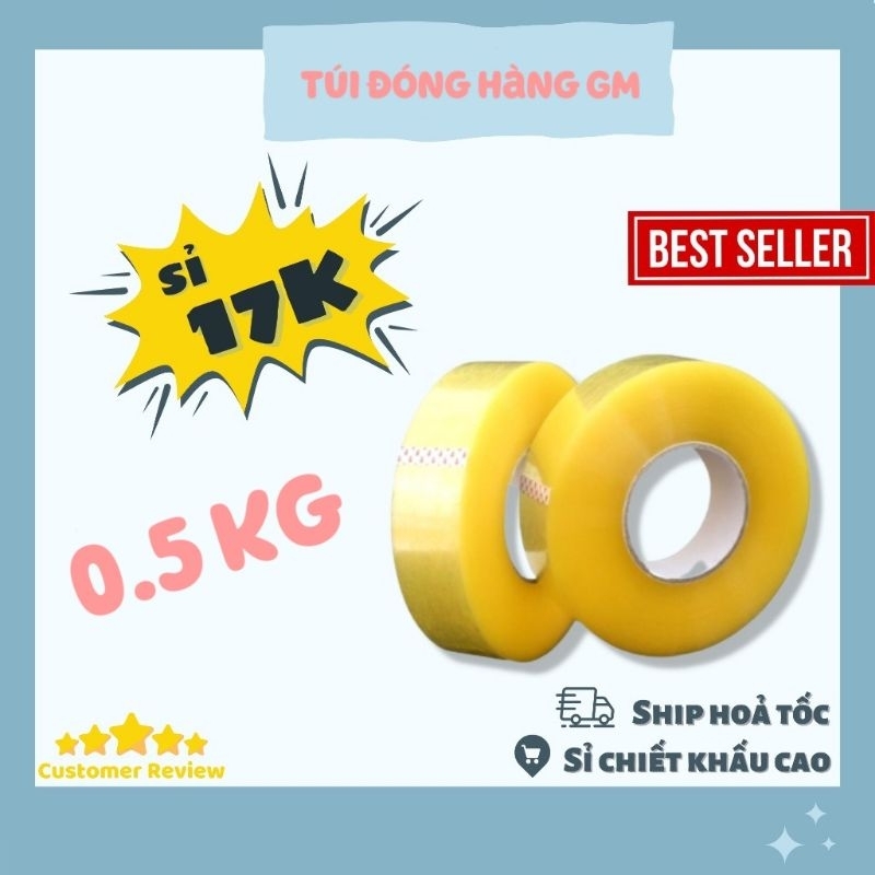 Băng dính Đóng Hàng 0.5 kg