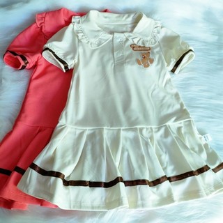 Váy polo bé gái chất polo cotton mềm mát size