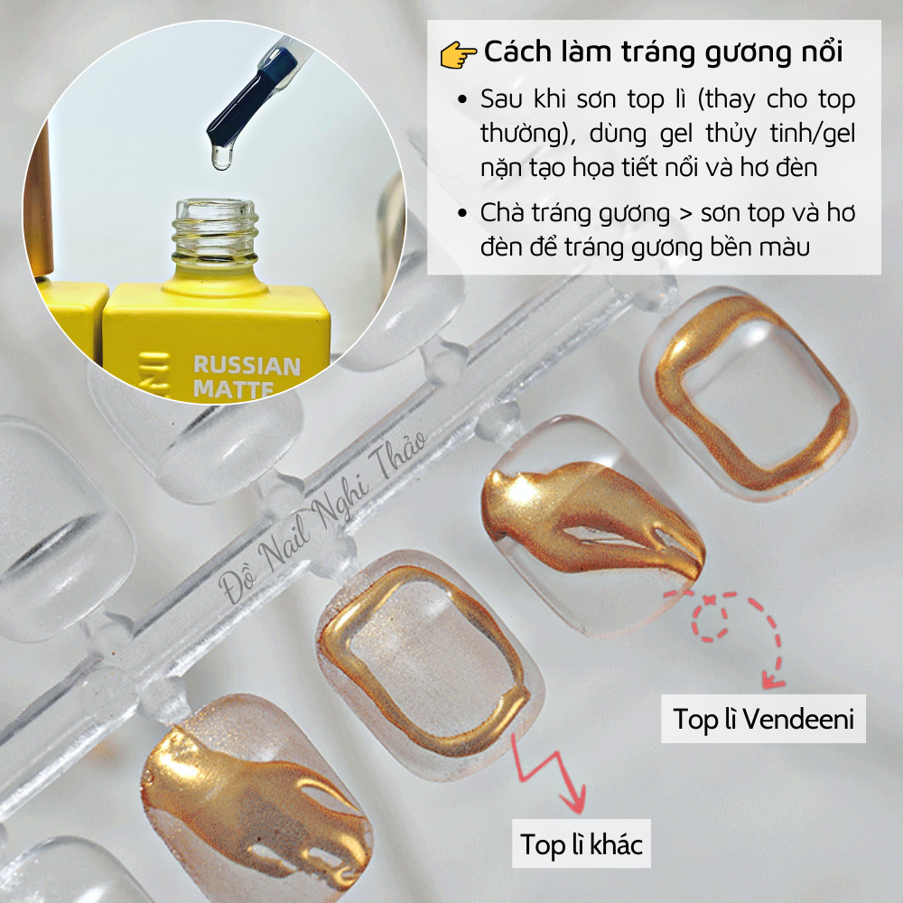 Top lì không lem Vendeeni NGHI THẢO 15ml