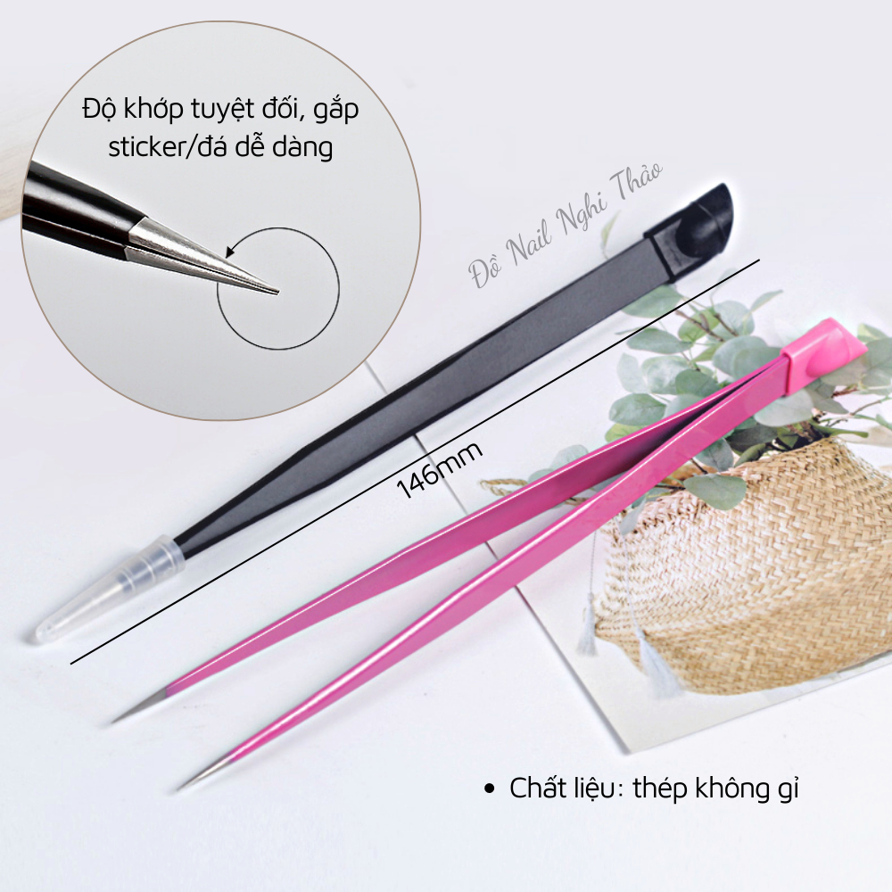 Nhíp gắp đá nail NGHI THẢO