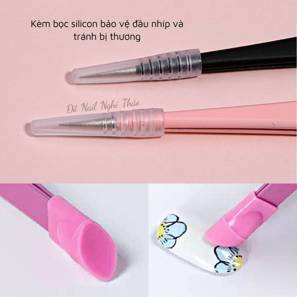 Nhíp gắp đá nail NGHI THẢO