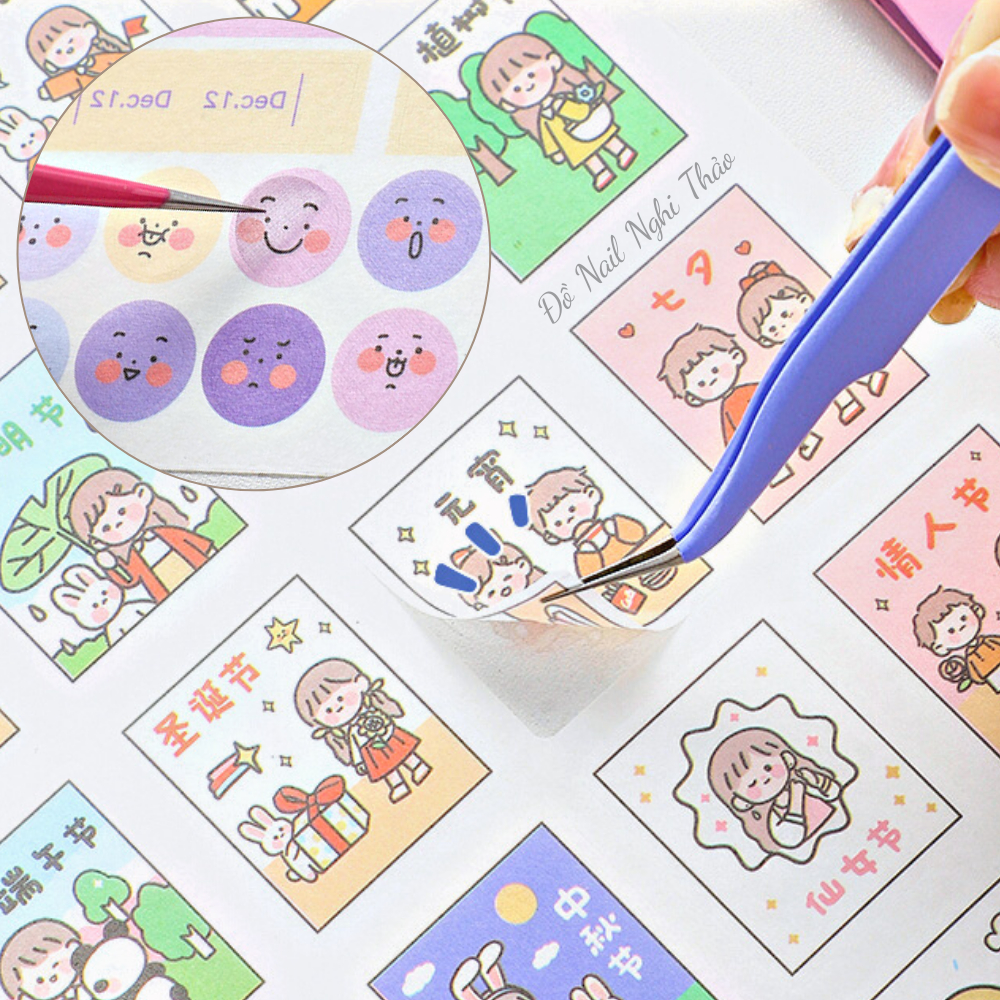 Nhíp gắp đá nail NGHI THẢO