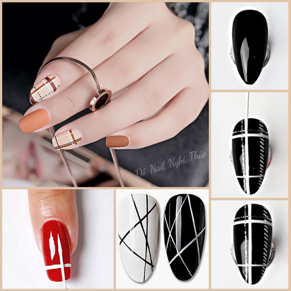 Sơn gel cọ nét nail NGHI THẢO , gel vẽ nét 12ml