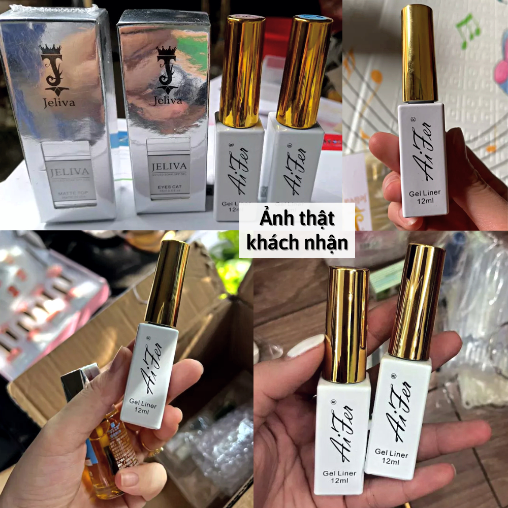 Sơn gel cọ nét nail NGHI THẢO , gel vẽ nét 12ml