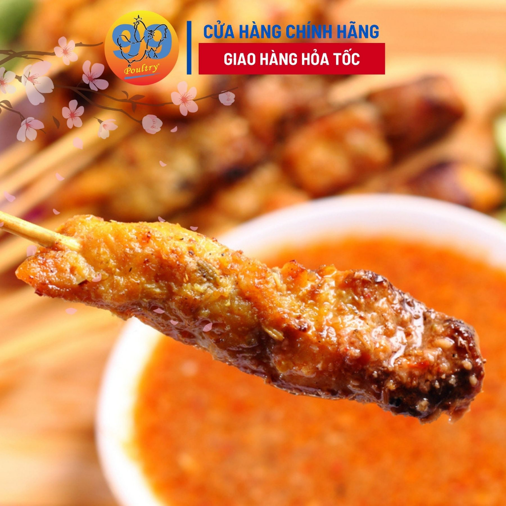 Gà Xiên Que Tẩm Gia Vị Sẵn 99POULTRY Gói 500gr
