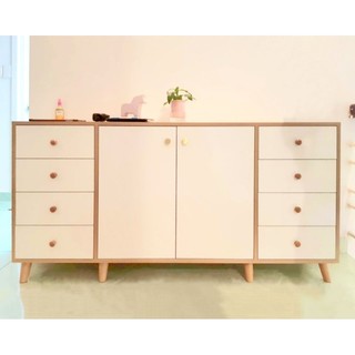 Tủ gỗ đa năng QHOME,tủ ngăn kéo,tủ phòng ngủ,tủ phòng khách,tủ tivi,tủ quần áo,KT 140x38x80 cm