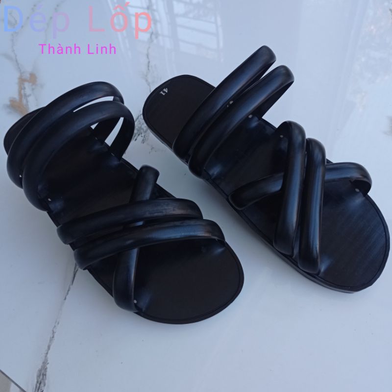 Dép cao su nam, dép dây, bép bác hồ làm từ lốp xe siêu bền