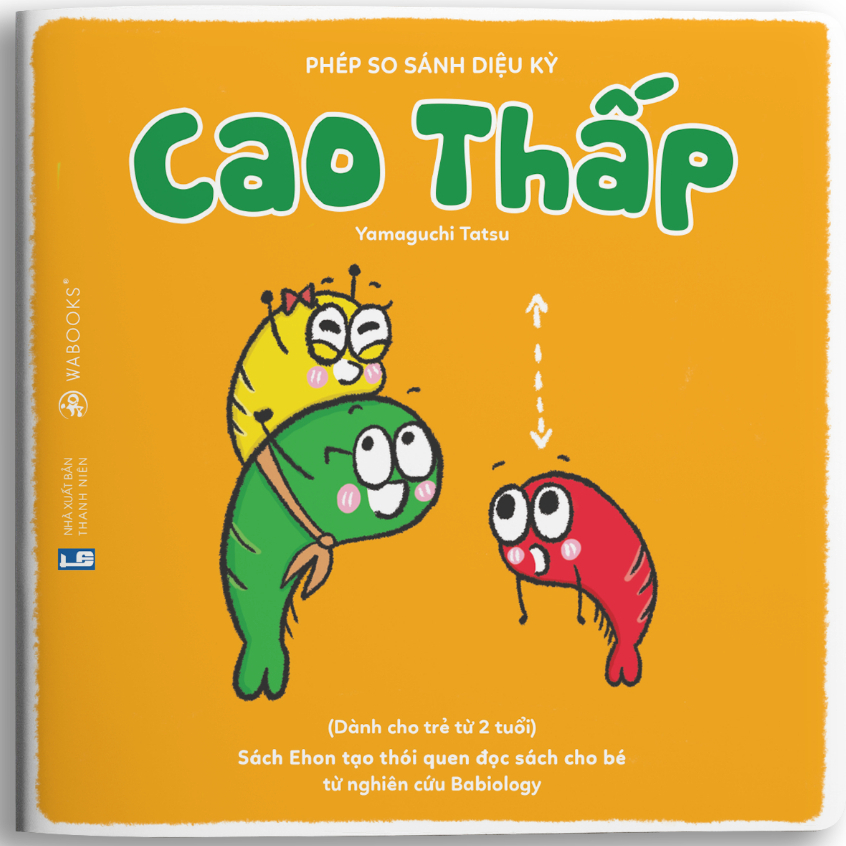 Sách Ehon - Cao thấp - Dành cho trẻ từ 2 tuổi