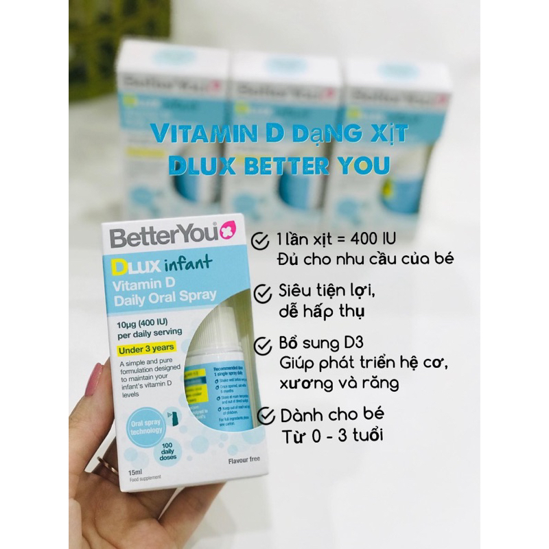 Dlux dạng xịt của Anh