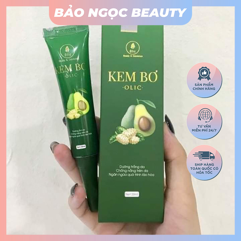Kem bơ Olic trắng da giảm thâm mụn nâng cơ da hộp 20ml