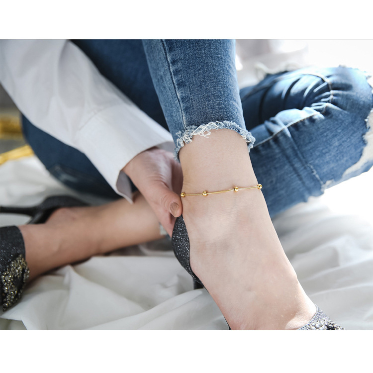 lắc chân titan bi sợi mì