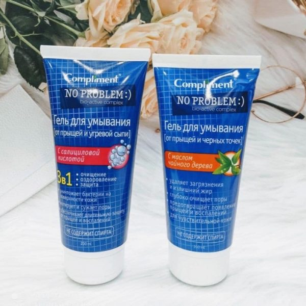 Gel rửa mặt Salicylic Acid Compliment No Problem Sạch sâu