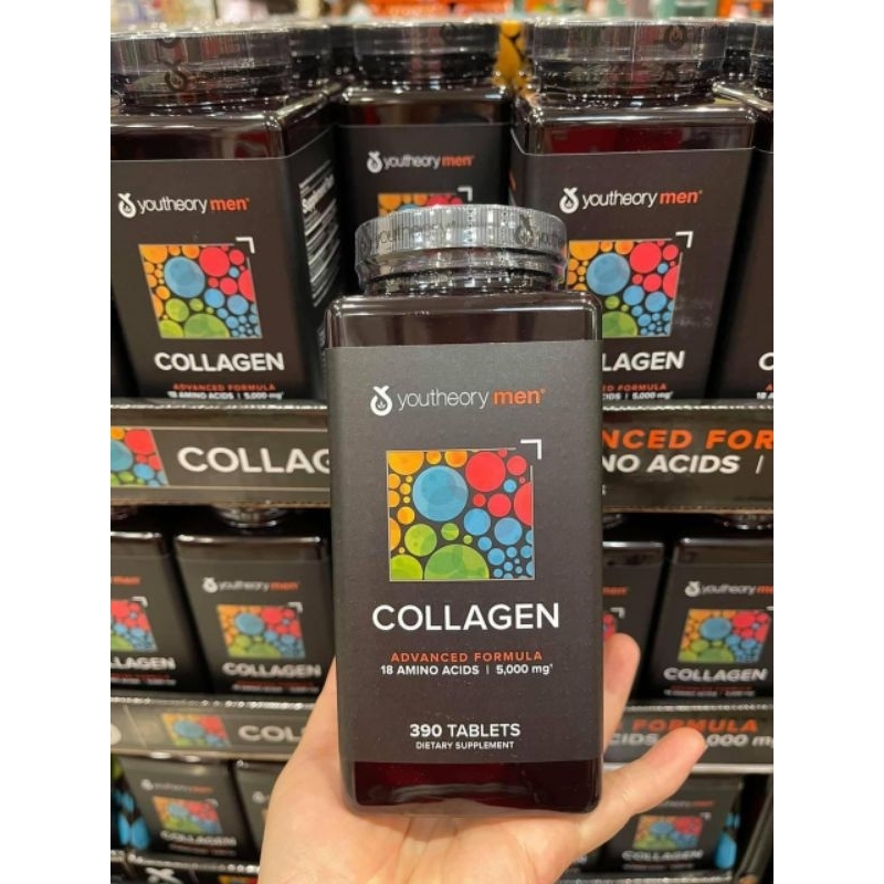 Collagen nam - Youtheory Men Collagen hộp 390 viên