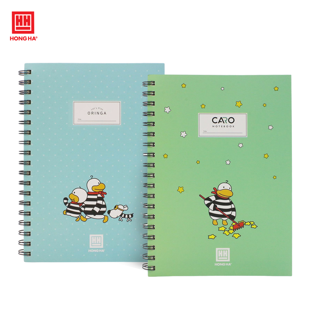 Sổ lò xo B5 200 trang định lượng 70gsm độ trắng tự nhiên Oringa Hồng Hà - 4168