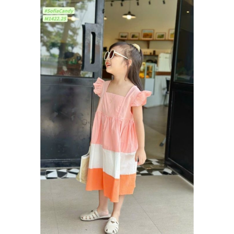 Đầm cánh tiên sắc màu sofia