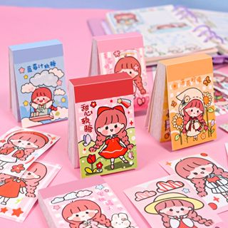 Sticker Cute Set 50 tấm Mini Dán Sổ Tay Dễ Thương Trang Trí Nhật Ký Dụng Cụ Làm Bullet Journal