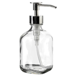 Bình đựng xà phòng ikea bestående - detergent dispenser, clear glass, 320 ml