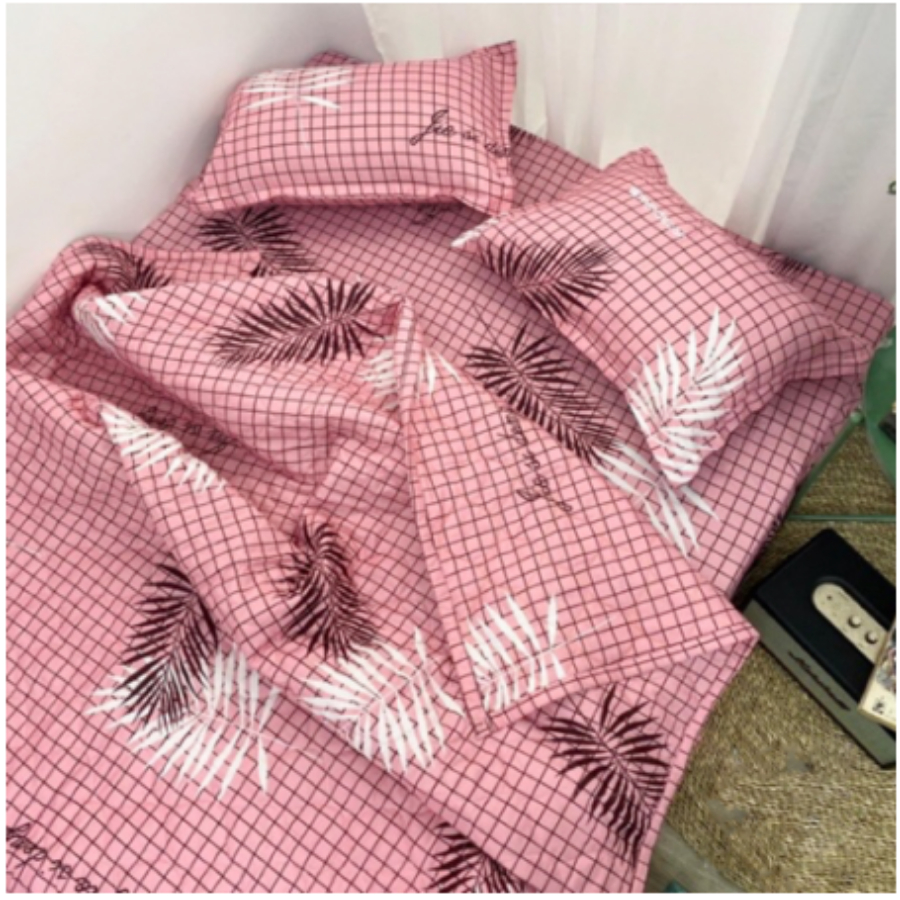 (Siêu giảm giá) Trọn Bộ 5 Món Chăn Hè Trần Bông Và Ga Gối cotton poly - Nhiều Mẫu Mới - Khủng Long Smile, Gấu robot,...