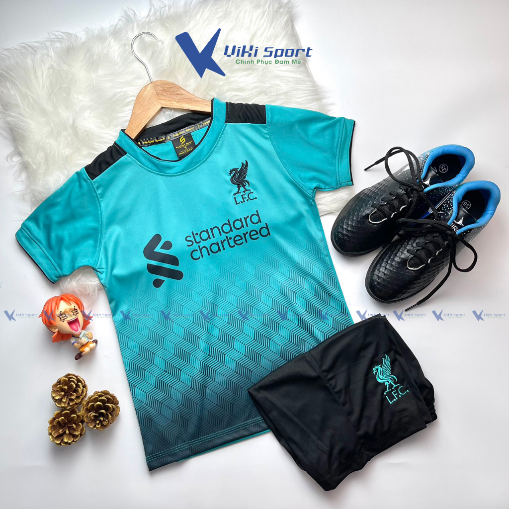 Bộ quần áo đá bóng LIVER cho trẻ từ 10kg đến 45kg SV- ViKi Sport