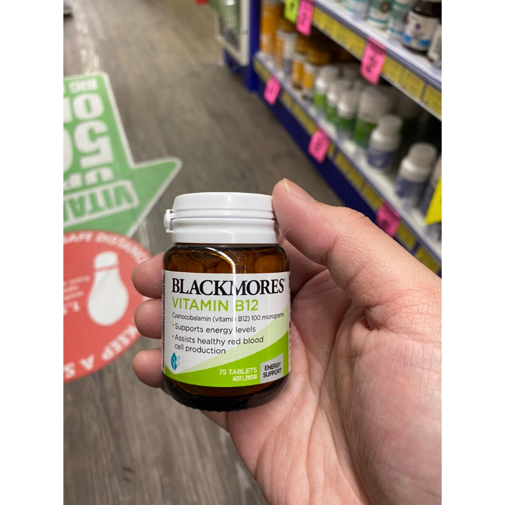 Vitamin B12 hỗ trợ mức năng lượng cho sức khỏe - Blackmores - HSD: 02/2026
