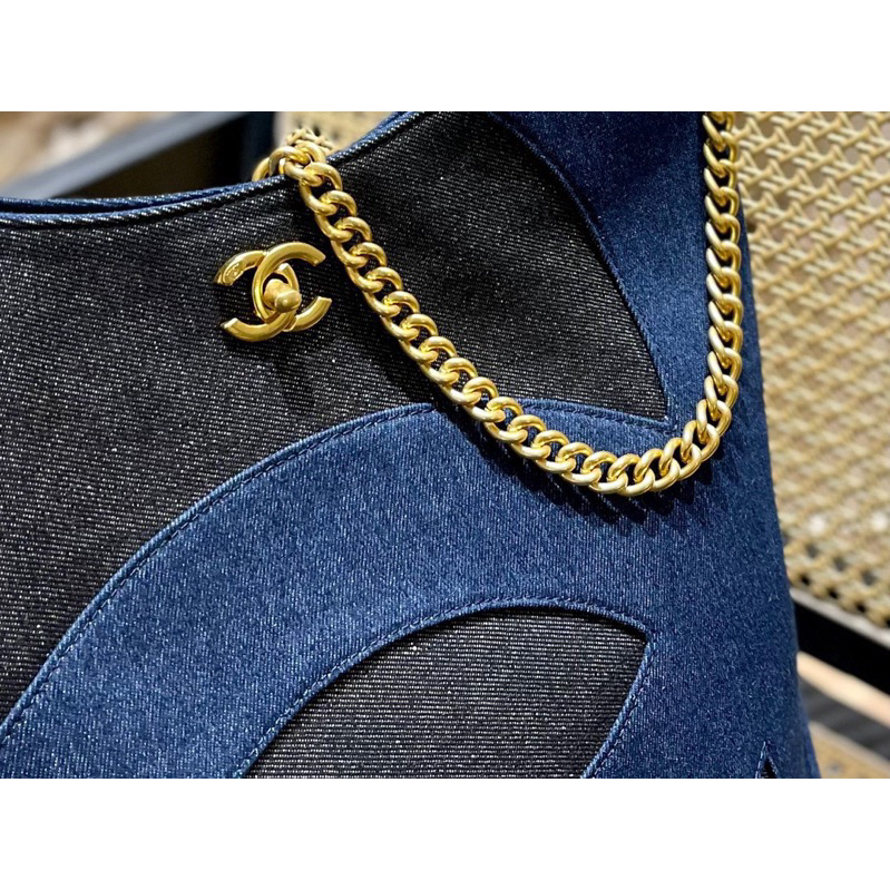 Túi Tote Vải Denim Kích Thước Lớn 30cm Phong Cách Mới Cho Nữ