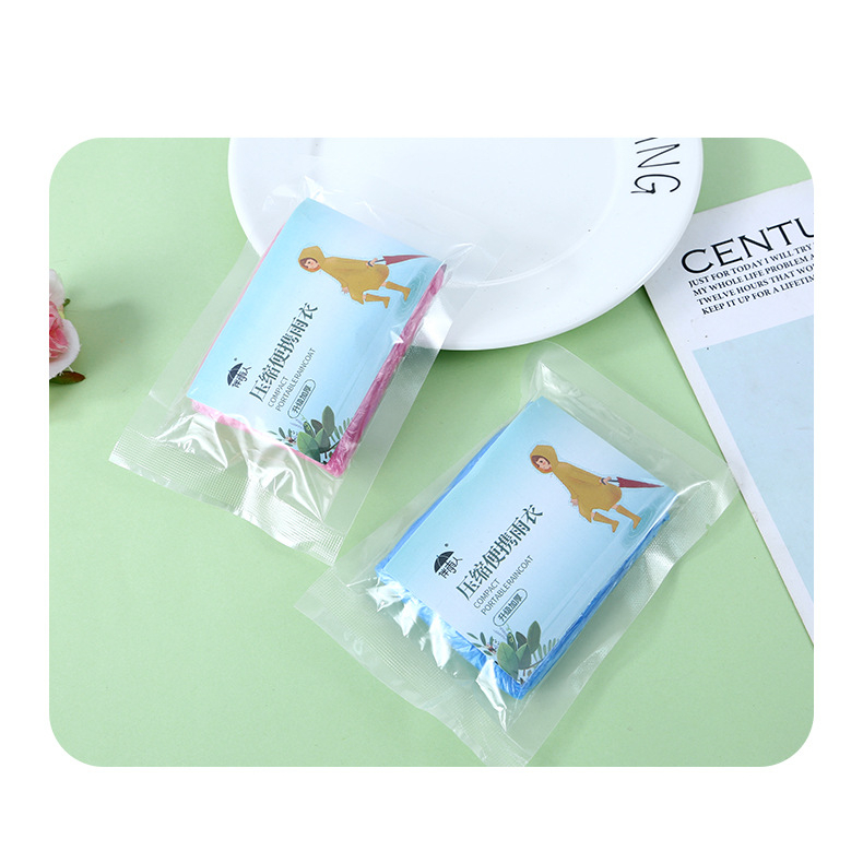 Áo mưa mini di động toàn thân dùng một lần nhỏ gọn bỏ túi nilon AM01 nL.Store