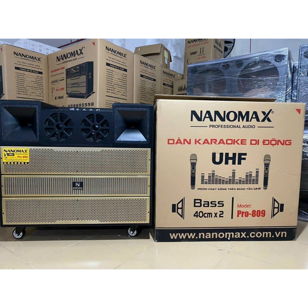 Loa kéo Karaoke Nanomax Pro 809.