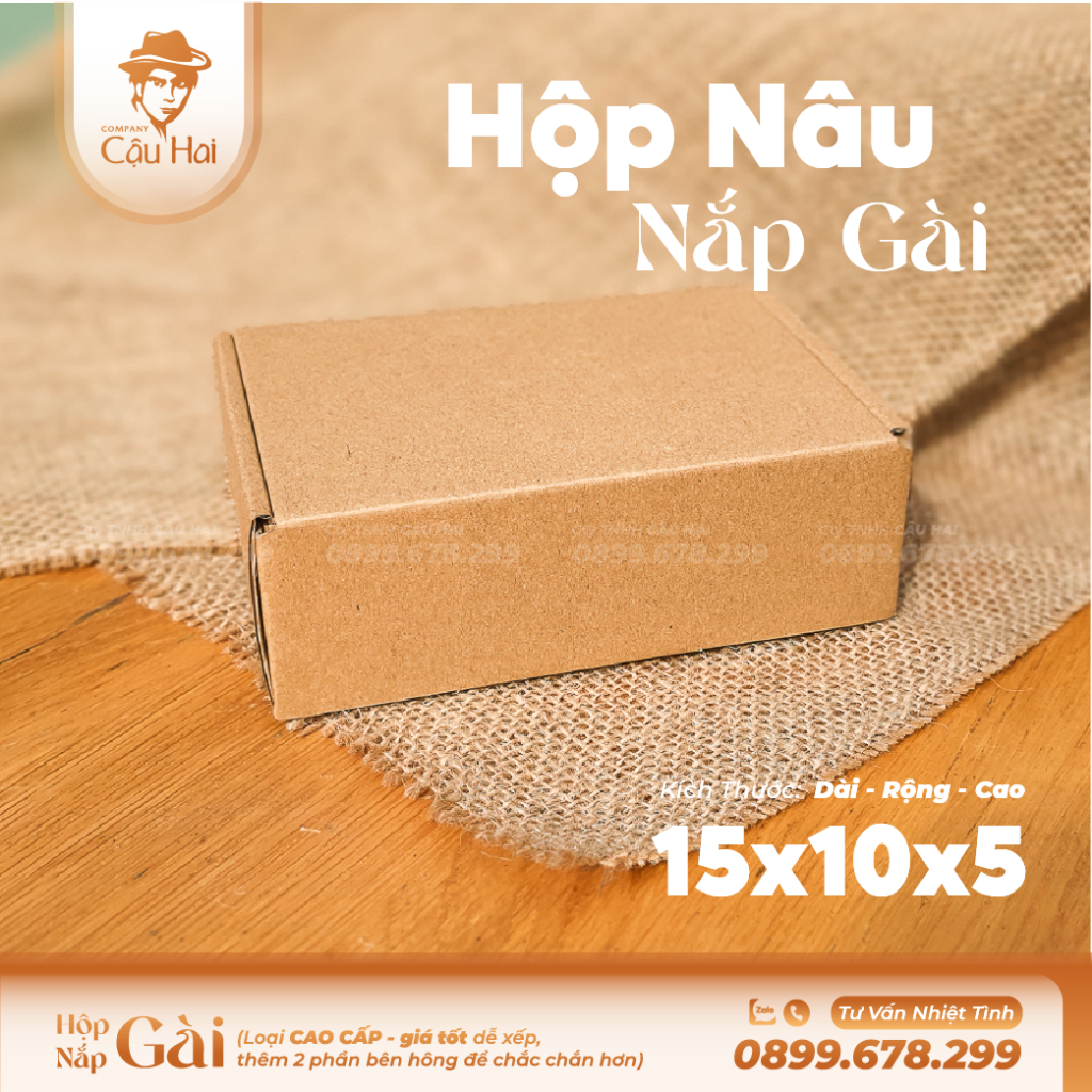 Set 20 hộp carton 15x10x5