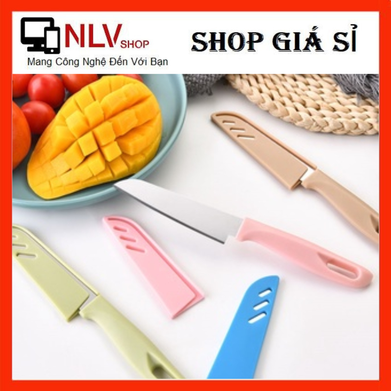 Dao Gọt Hoa Quả, Trái Cây Có Nắp Đậy Bên Ngoài Bảo Vệ, An Toàn Khi Sử Dụng -  Dao Gọt Đa Năng Có Nắp Đậy Nhiều Màu Sắc