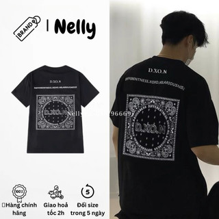 [FREESHIP](CÓ SẴN)HÀNG CHÍNH HÃNG Áo thun NELLYHEYBIG unisex,áo thun dáng rộng hoạ tiết D.XO.N mặt sau mã BHYHDX5330A.