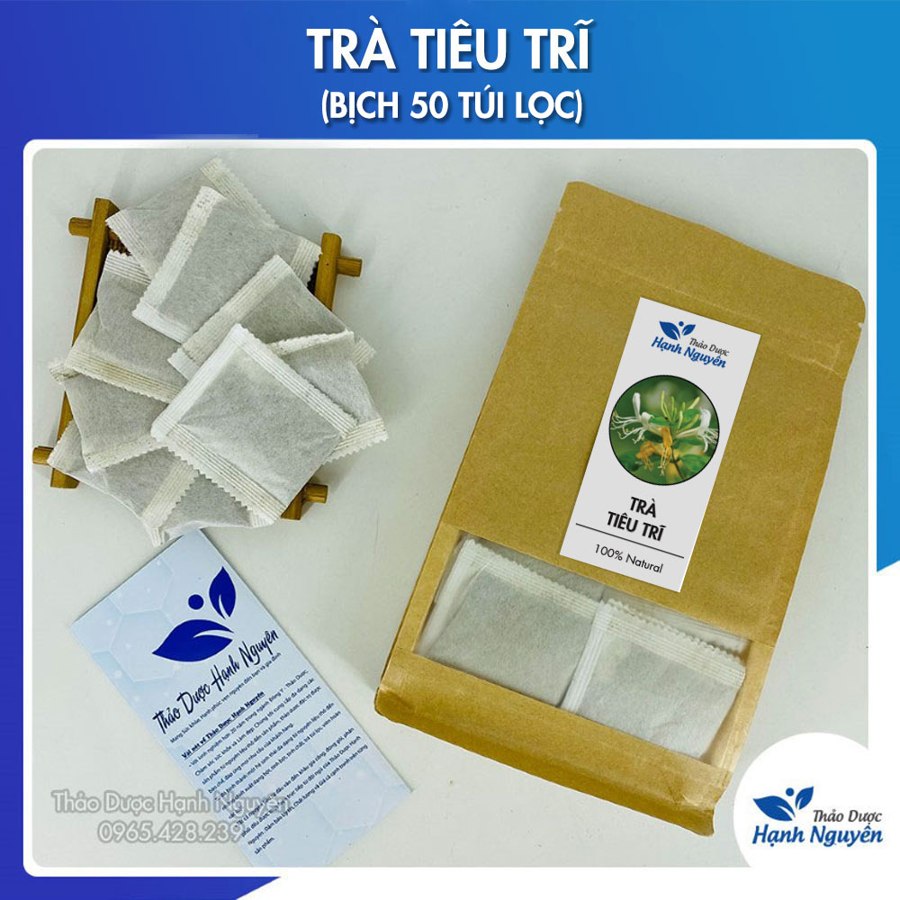 Trà tiêu trĩ (Bịch 50 túi lọc) hỗ trợ giảm trĩ nội, trĩ ngoại, co búi trĩ - Thảo Dược Hạnh Nguyên