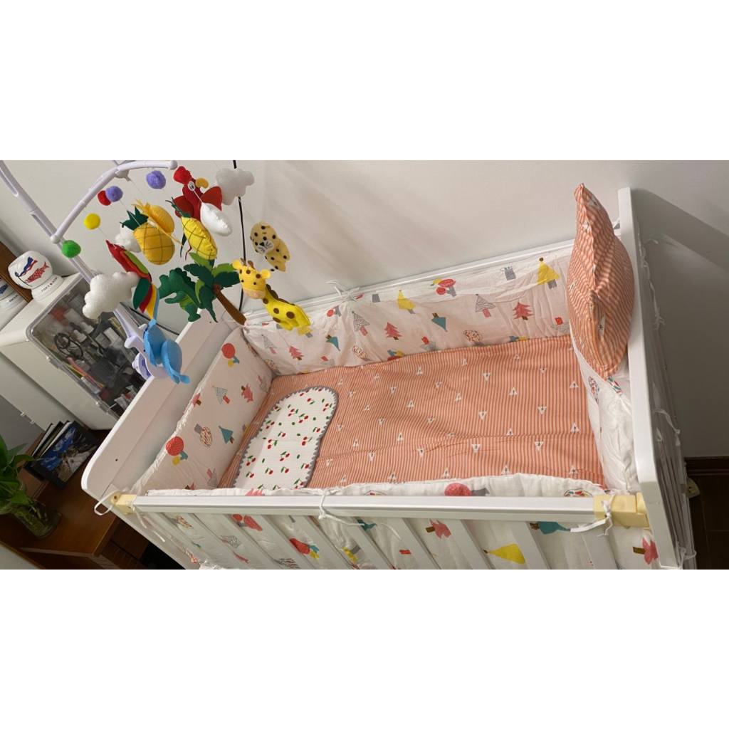 Cũi Em Bé Kích Thước 105x60cm  Chức Năng 6in1- Kiwi.baby.shop