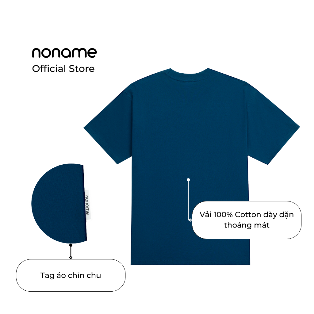 Áo Thun Unisex noname Logo Express /Navy_NNRAD4002D