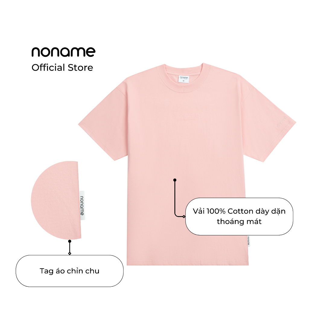 Áo Thun Unisex noname HD print /Pink_NNRAD4001B