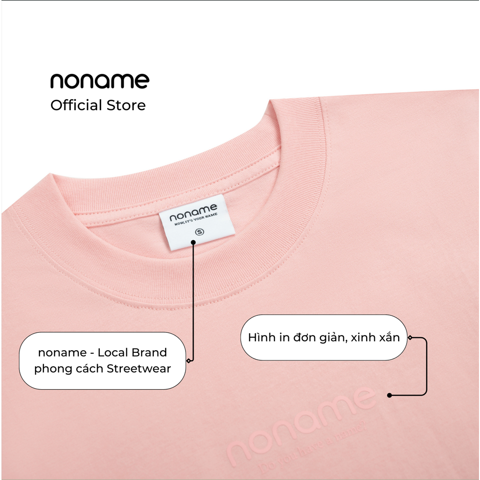 Áo Thun Unisex noname HD print /Pink_NNRAD4001B