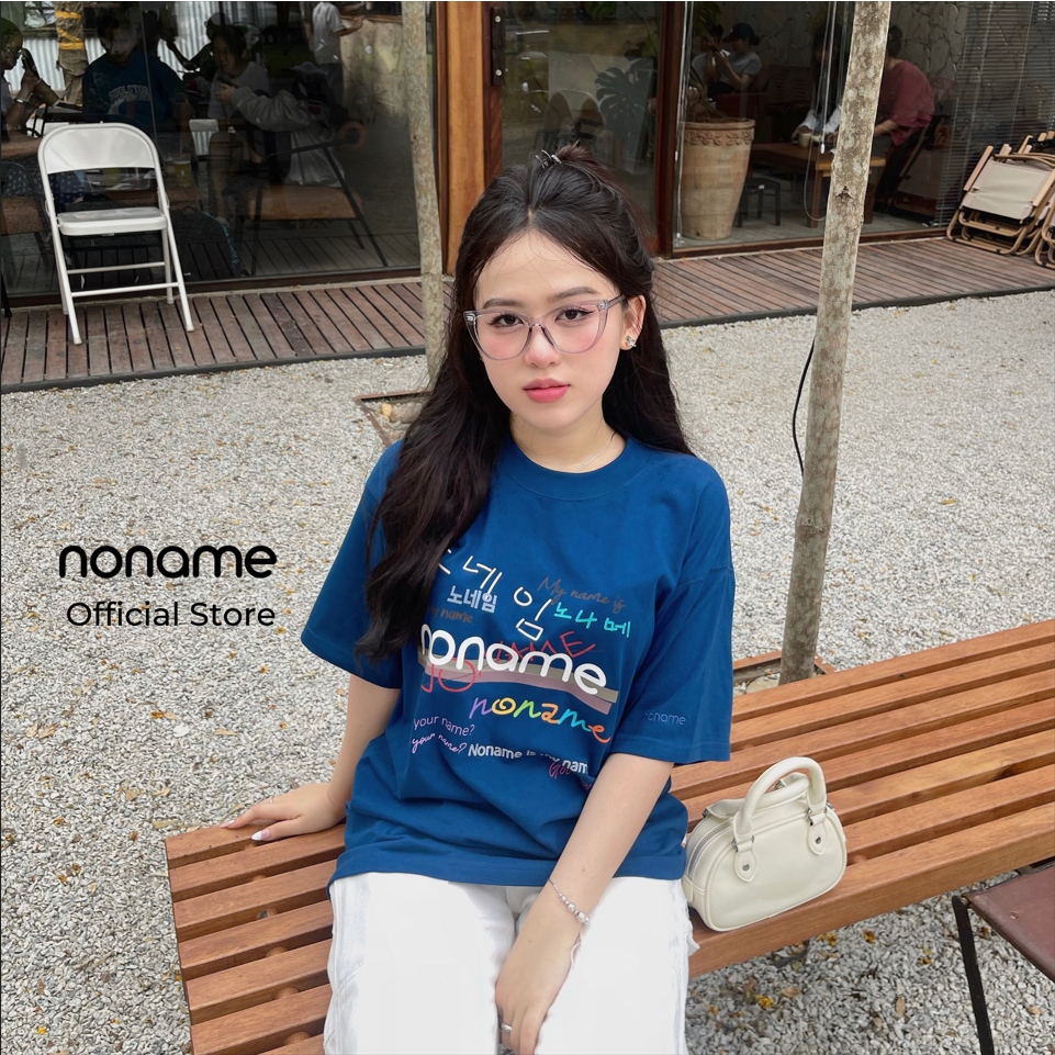 Áo Thun Unisex noname Logo Express /Navy_NNRAD4002D