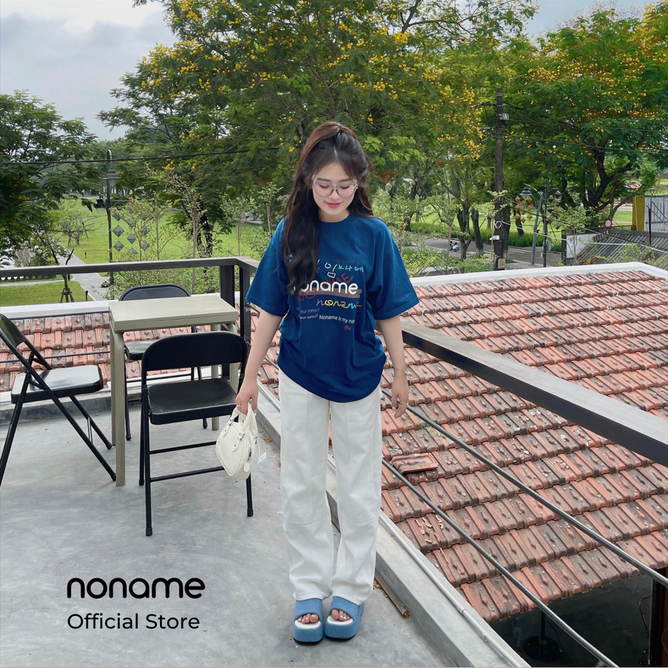 Áo Thun Unisex noname Logo Express /Navy_NNRAD4002D