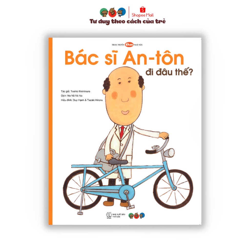 Sách Ehon Phát triển tư duy cho bé 3 6 tuổi - Bác sĩ Anton đi đâu thế? (Tranh truyện ehon Nhật Bản cho bé) | BigBuy360 - bigbuy360.vn