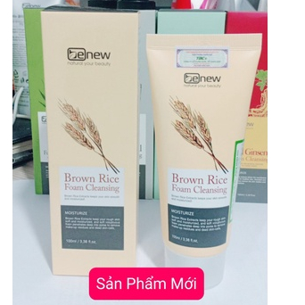 Sữa Rửa Mặt Trắng Da Benew Hàn Quốc Chiết Xuất Từ Mầm Gạo Lúa Mạch 100ml Sữa Rửa Mặt Chính Hãng