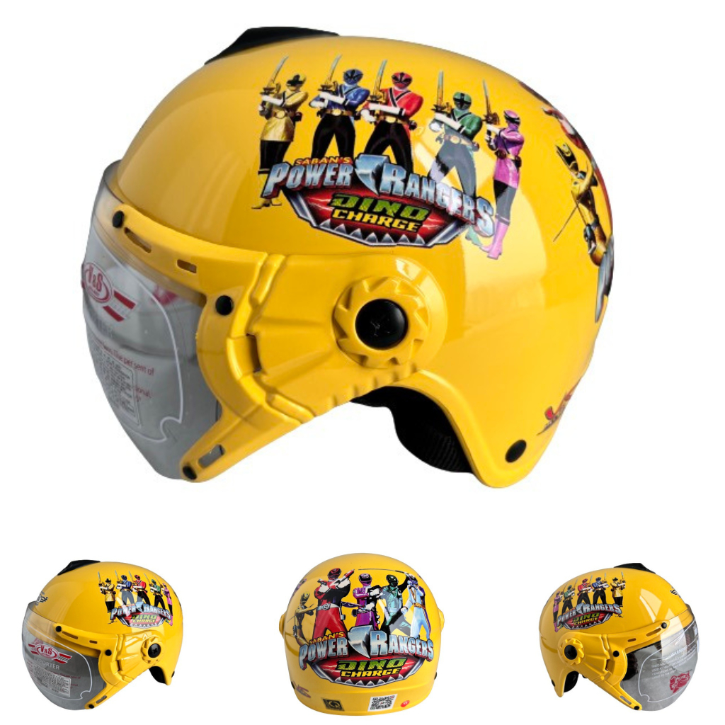 Nón bảo hiểm nửa đầu có kính Phù hợp cho bé Có trọng lượng dưới 18Kg - VS103KS - Vòng đầu 50-52cm - Siêu nhân - Kitty ..